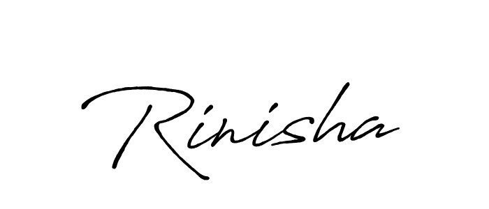 You should practise on your own different ways (Antro_Vectra_Bolder) to write your name (Rinisha) in signature. don't let someone else do it for you. Rinisha signature style 7 images and pictures png