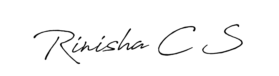 Similarly Antro_Vectra_Bolder is the best handwritten signature design. Signature creator online .You can use it as an online autograph creator for name Rinisha C S. Rinisha C S signature style 7 images and pictures png