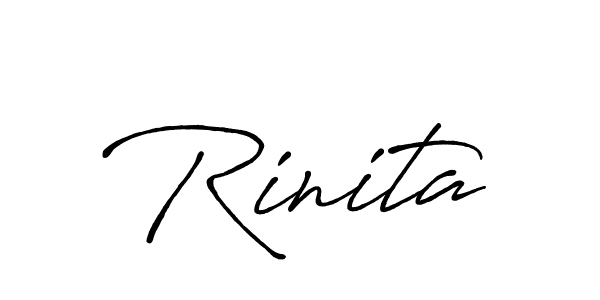 Best and Professional Signature Style for Rinita. Antro_Vectra_Bolder Best Signature Style Collection. Rinita signature style 7 images and pictures png