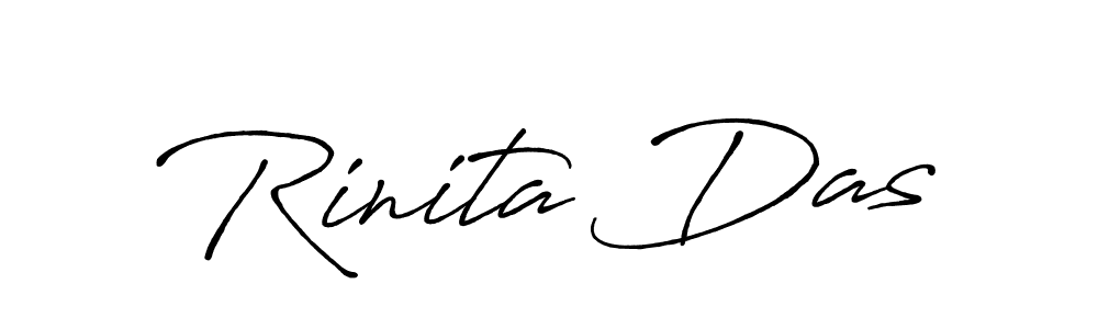 Use a signature maker to create a handwritten signature online. With this signature software, you can design (Antro_Vectra_Bolder) your own signature for name Rinita Das. Rinita Das signature style 7 images and pictures png