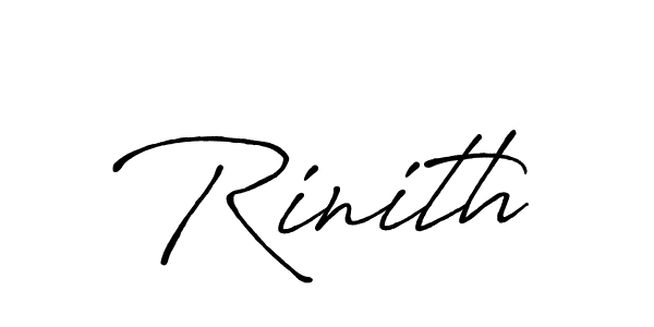 It looks lik you need a new signature style for name Rinith. Design unique handwritten (Antro_Vectra_Bolder) signature with our free signature maker in just a few clicks. Rinith signature style 7 images and pictures png