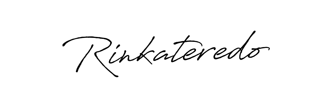 Make a beautiful signature design for name Rinkateredo. With this signature (Antro_Vectra_Bolder) style, you can create a handwritten signature for free. Rinkateredo signature style 7 images and pictures png