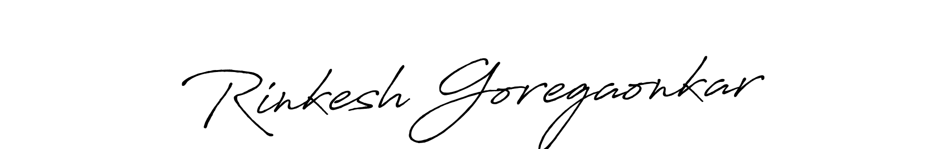 How to Draw Rinkesh Goregaonkar signature style? Antro_Vectra_Bolder is a latest design signature styles for name Rinkesh Goregaonkar. Rinkesh Goregaonkar signature style 7 images and pictures png