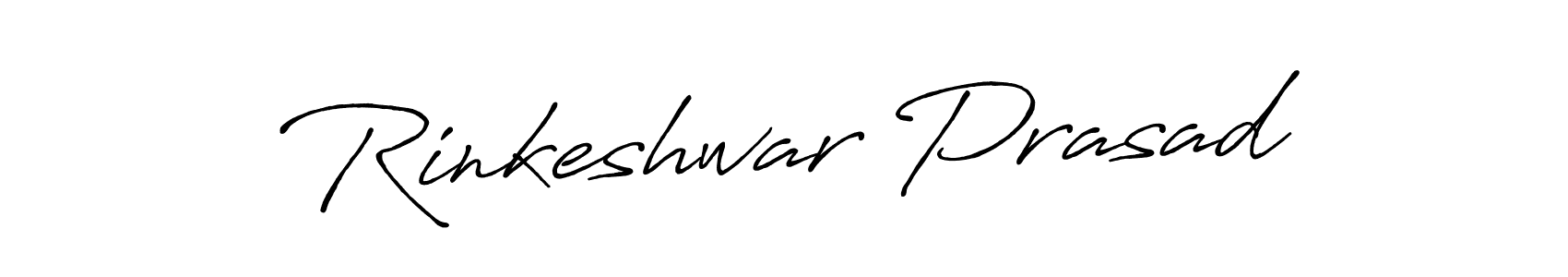 How to make Rinkeshwar Prasad signature? Antro_Vectra_Bolder is a professional autograph style. Create handwritten signature for Rinkeshwar Prasad name. Rinkeshwar Prasad signature style 7 images and pictures png