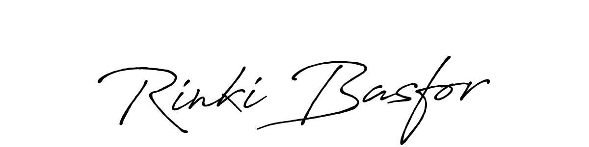 You should practise on your own different ways (Antro_Vectra_Bolder) to write your name (Rinki Basfor) in signature. don't let someone else do it for you. Rinki Basfor signature style 7 images and pictures png