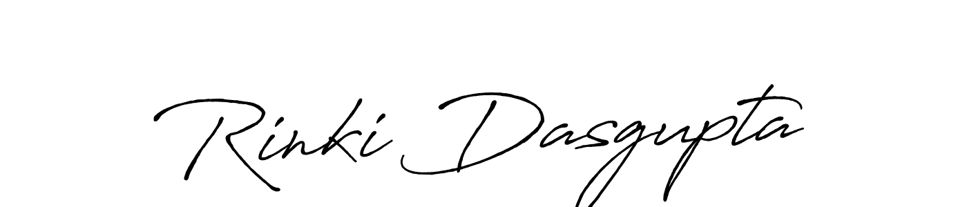 Also we have Rinki Dasgupta name is the best signature style. Create professional handwritten signature collection using Antro_Vectra_Bolder autograph style. Rinki Dasgupta signature style 7 images and pictures png