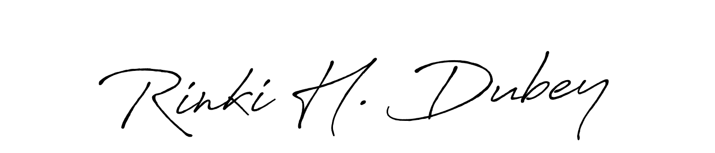 Check out images of Autograph of Rinki H. Dubey name. Actor Rinki H. Dubey Signature Style. Antro_Vectra_Bolder is a professional sign style online. Rinki H. Dubey signature style 7 images and pictures png