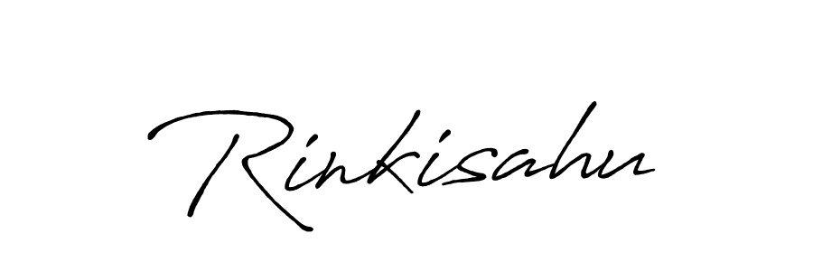 Design your own signature with our free online signature maker. With this signature software, you can create a handwritten (Antro_Vectra_Bolder) signature for name Rinkisahu. Rinkisahu signature style 7 images and pictures png
