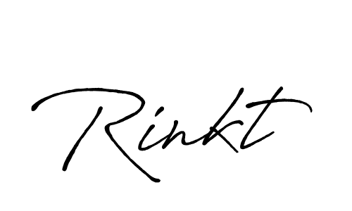 Design your own signature with our free online signature maker. With this signature software, you can create a handwritten (Antro_Vectra_Bolder) signature for name Rinkt. Rinkt signature style 7 images and pictures png