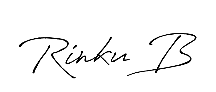 Best and Professional Signature Style for Rinku B. Antro_Vectra_Bolder Best Signature Style Collection. Rinku B signature style 7 images and pictures png