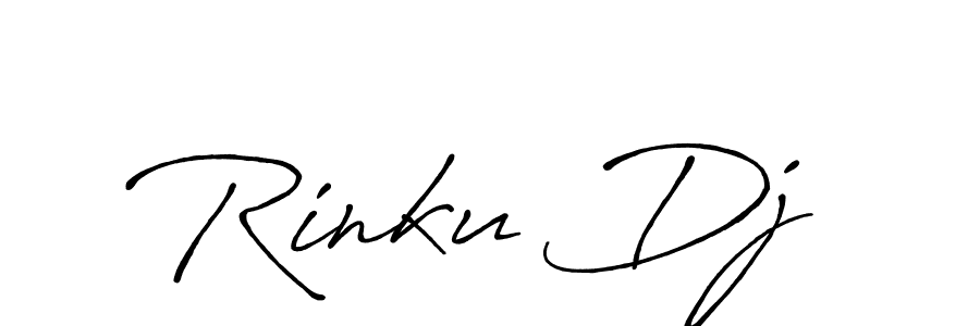 if you are searching for the best signature style for your name Rinku Dj . so please give up your signature search. here we have designed multiple signature styles  using Antro_Vectra_Bolder. Rinku Dj  signature style 7 images and pictures png