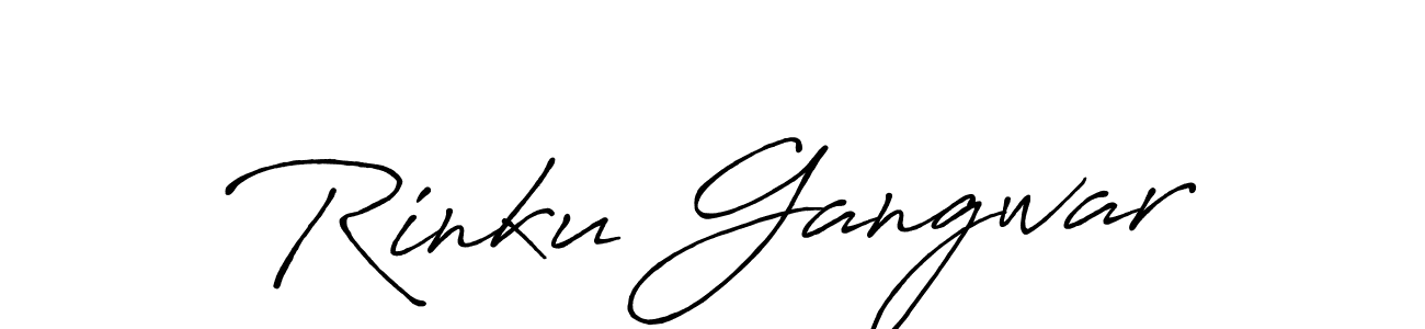 It looks lik you need a new signature style for name Rinku Gangwar. Design unique handwritten (Antro_Vectra_Bolder) signature with our free signature maker in just a few clicks. Rinku Gangwar signature style 7 images and pictures png