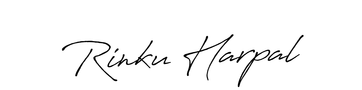 Antro_Vectra_Bolder is a professional signature style that is perfect for those who want to add a touch of class to their signature. It is also a great choice for those who want to make their signature more unique. Get Rinku Harpal name to fancy signature for free. Rinku Harpal signature style 7 images and pictures png