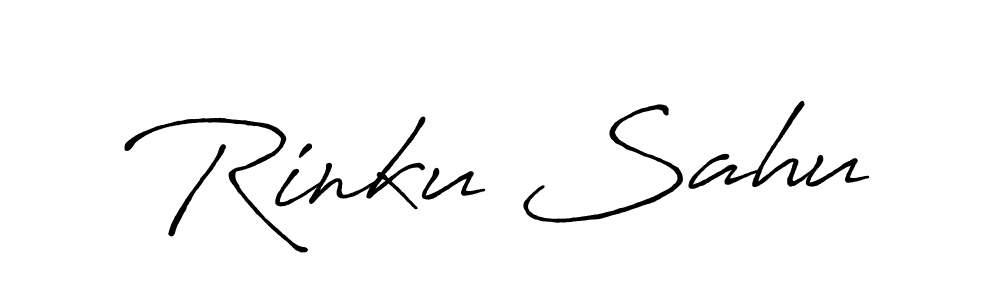 It looks lik you need a new signature style for name Rinku Sahu. Design unique handwritten (Antro_Vectra_Bolder) signature with our free signature maker in just a few clicks. Rinku Sahu signature style 7 images and pictures png