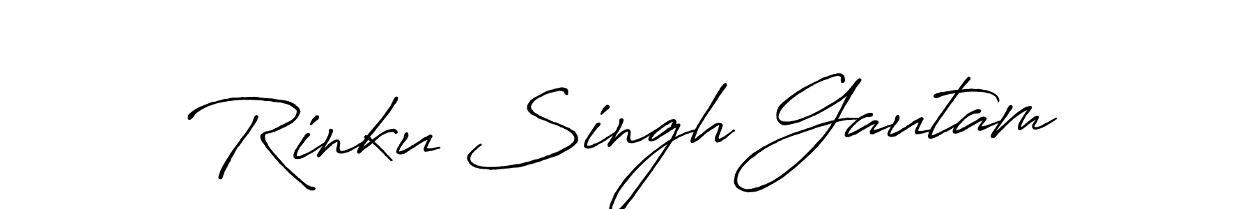 Make a beautiful signature design for name Rinku Singh Gautam. Use this online signature maker to create a handwritten signature for free. Rinku Singh Gautam signature style 7 images and pictures png