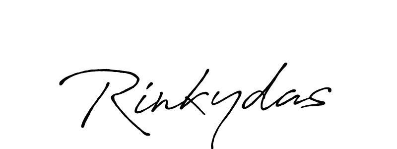 Create a beautiful signature design for name Rinkydas. With this signature (Antro_Vectra_Bolder) fonts, you can make a handwritten signature for free. Rinkydas signature style 7 images and pictures png