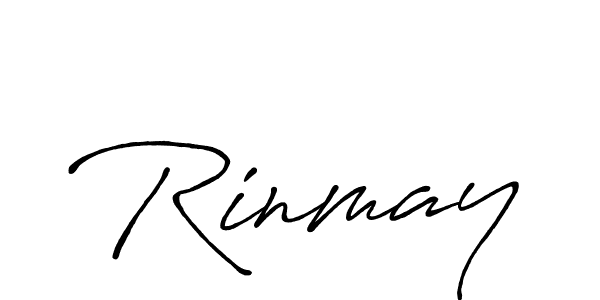 Also You can easily find your signature by using the search form. We will create Rinmay name handwritten signature images for you free of cost using Antro_Vectra_Bolder sign style. Rinmay signature style 7 images and pictures png