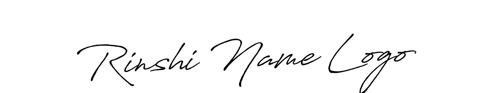 Use a signature maker to create a handwritten signature online. With this signature software, you can design (Antro_Vectra_Bolder) your own signature for name Rinshi Name Logo. Rinshi Name Logo signature style 7 images and pictures png