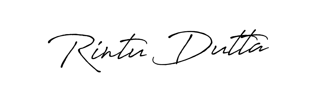 You should practise on your own different ways (Antro_Vectra_Bolder) to write your name (Rintu Dutta) in signature. don't let someone else do it for you. Rintu Dutta signature style 7 images and pictures png