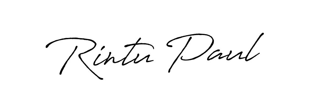 Antro_Vectra_Bolder is a professional signature style that is perfect for those who want to add a touch of class to their signature. It is also a great choice for those who want to make their signature more unique. Get Rintu Paul name to fancy signature for free. Rintu Paul signature style 7 images and pictures png