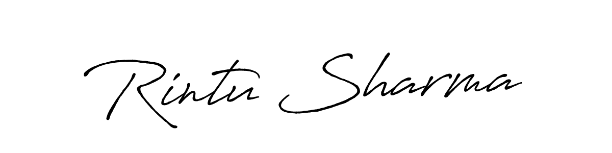 This is the best signature style for the Rintu Sharma name. Also you like these signature font (Antro_Vectra_Bolder). Mix name signature. Rintu Sharma signature style 7 images and pictures png