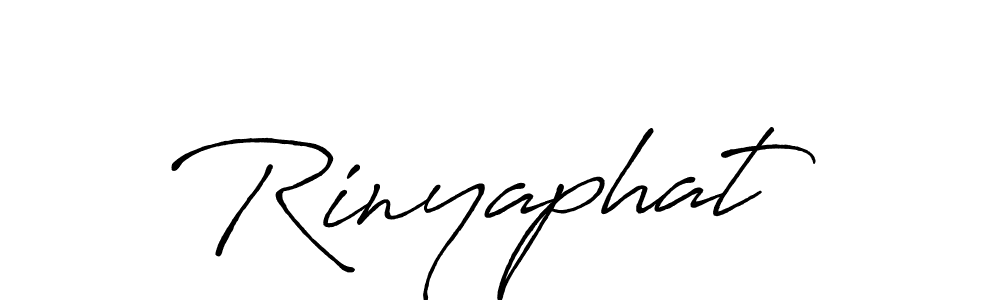 Similarly Antro_Vectra_Bolder is the best handwritten signature design. Signature creator online .You can use it as an online autograph creator for name Rinyaphat . Rinyaphat  signature style 7 images and pictures png