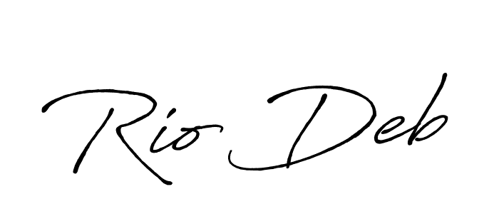 Here are the top 10 professional signature styles for the name Rio Deb. These are the best autograph styles you can use for your name. Rio Deb signature style 7 images and pictures png