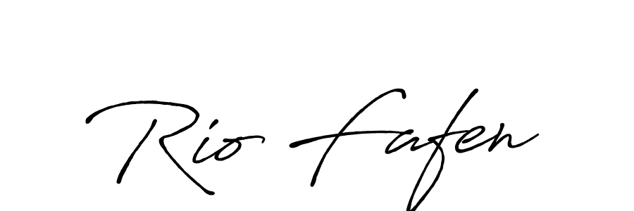 Also You can easily find your signature by using the search form. We will create Rio Fafen name handwritten signature images for you free of cost using Antro_Vectra_Bolder sign style. Rio Fafen signature style 7 images and pictures png