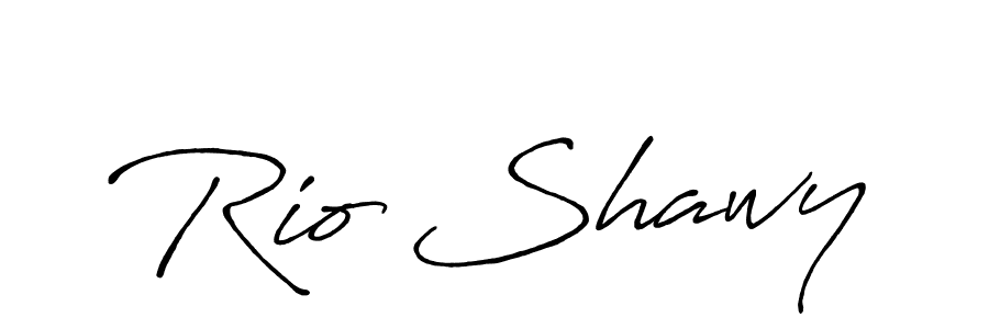 Once you've used our free online signature maker to create your best signature Antro_Vectra_Bolder style, it's time to enjoy all of the benefits that Rio Shawy name signing documents. Rio Shawy signature style 7 images and pictures png