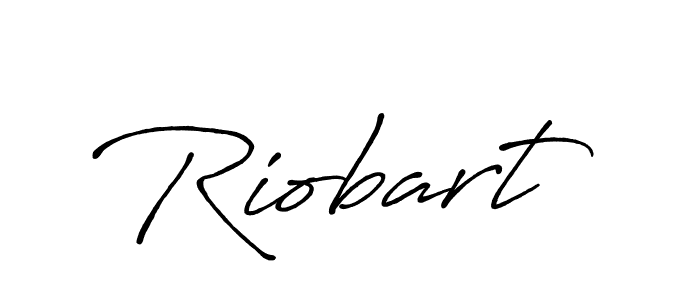 Once you've used our free online signature maker to create your best signature Antro_Vectra_Bolder style, it's time to enjoy all of the benefits that Riobart name signing documents. Riobart signature style 7 images and pictures png