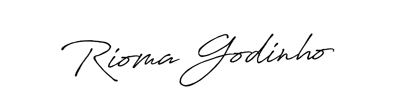 Make a beautiful signature design for name Rioma Godinho. Use this online signature maker to create a handwritten signature for free. Rioma Godinho signature style 7 images and pictures png