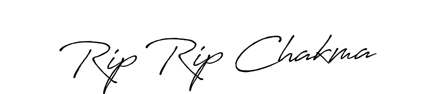 Use a signature maker to create a handwritten signature online. With this signature software, you can design (Antro_Vectra_Bolder) your own signature for name Rip Rip Chakma. Rip Rip Chakma signature style 7 images and pictures png