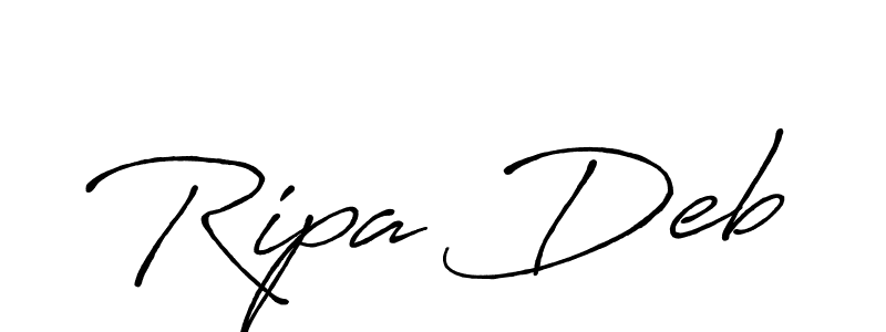 Make a beautiful signature design for name Ripa Deb. Use this online signature maker to create a handwritten signature for free. Ripa Deb signature style 7 images and pictures png