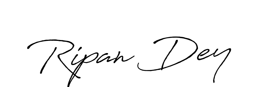 Once you've used our free online signature maker to create your best signature Antro_Vectra_Bolder style, it's time to enjoy all of the benefits that Ripan Dey name signing documents. Ripan Dey signature style 7 images and pictures png