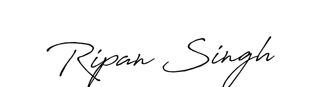 You should practise on your own different ways (Antro_Vectra_Bolder) to write your name (Ripan Singh) in signature. don't let someone else do it for you. Ripan Singh signature style 7 images and pictures png