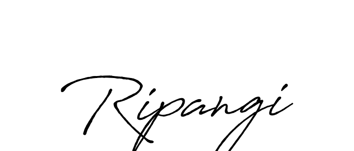 How to make Ripangi signature? Antro_Vectra_Bolder is a professional autograph style. Create handwritten signature for Ripangi name. Ripangi signature style 7 images and pictures png