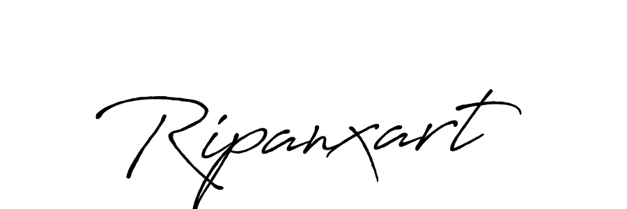 Ripanxart stylish signature style. Best Handwritten Sign (Antro_Vectra_Bolder) for my name. Handwritten Signature Collection Ideas for my name Ripanxart. Ripanxart signature style 7 images and pictures png
