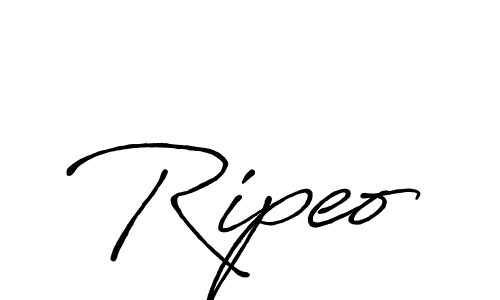 Similarly Antro_Vectra_Bolder is the best handwritten signature design. Signature creator online .You can use it as an online autograph creator for name Ripeo. Ripeo signature style 7 images and pictures png