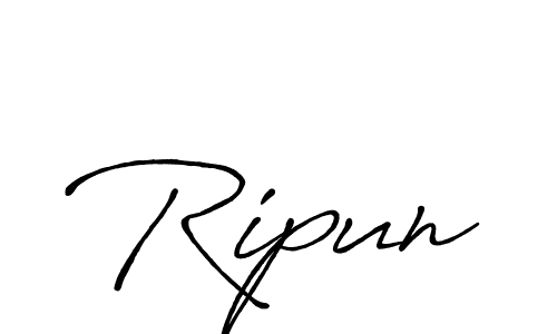 It looks lik you need a new signature style for name Ripun. Design unique handwritten (Antro_Vectra_Bolder) signature with our free signature maker in just a few clicks. Ripun signature style 7 images and pictures png