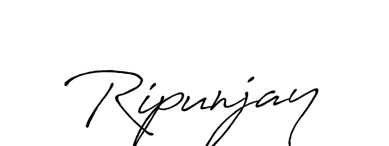 if you are searching for the best signature style for your name Ripunjay. so please give up your signature search. here we have designed multiple signature styles  using Antro_Vectra_Bolder. Ripunjay signature style 7 images and pictures png