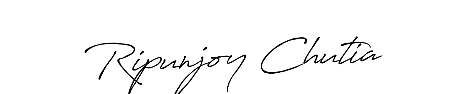 Similarly Antro_Vectra_Bolder is the best handwritten signature design. Signature creator online .You can use it as an online autograph creator for name Ripunjoy Chutia. Ripunjoy Chutia signature style 7 images and pictures png