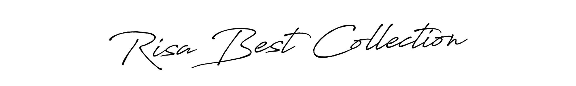 Create a beautiful signature design for name Risa Best Collection. With this signature (Antro_Vectra_Bolder) fonts, you can make a handwritten signature for free. Risa Best Collection signature style 7 images and pictures png