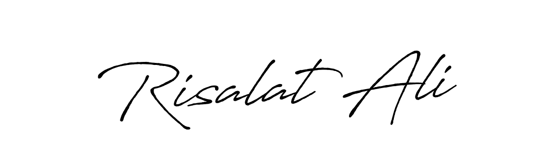 Antro_Vectra_Bolder is a professional signature style that is perfect for those who want to add a touch of class to their signature. It is also a great choice for those who want to make their signature more unique. Get Risalat Ali name to fancy signature for free. Risalat Ali signature style 7 images and pictures png