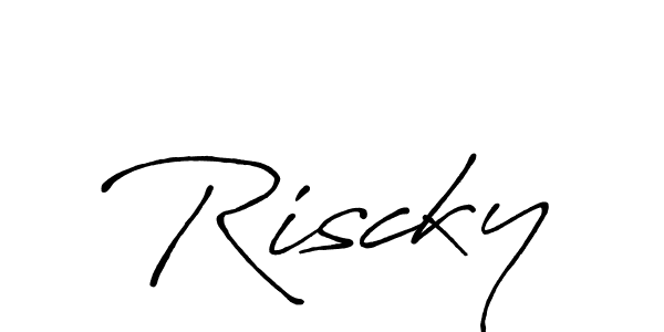 Best and Professional Signature Style for Riscky. Antro_Vectra_Bolder Best Signature Style Collection. Riscky signature style 7 images and pictures png