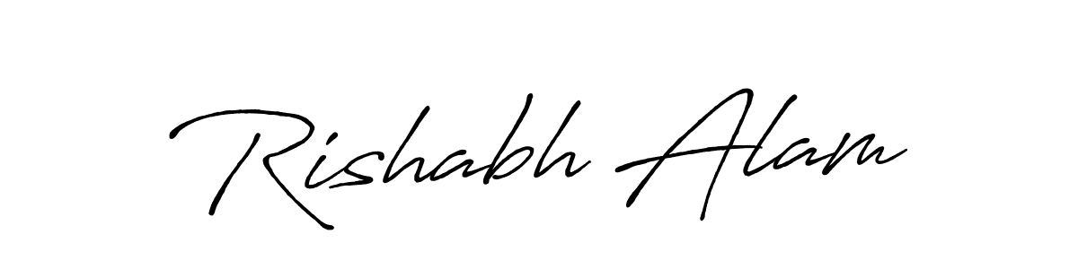 Here are the top 10 professional signature styles for the name Rishabh Alam. These are the best autograph styles you can use for your name. Rishabh Alam signature style 7 images and pictures png