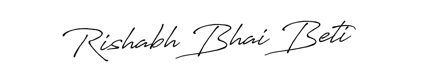 Once you've used our free online signature maker to create your best signature Antro_Vectra_Bolder style, it's time to enjoy all of the benefits that Rishabh Bhai Beti name signing documents. Rishabh Bhai Beti signature style 7 images and pictures png