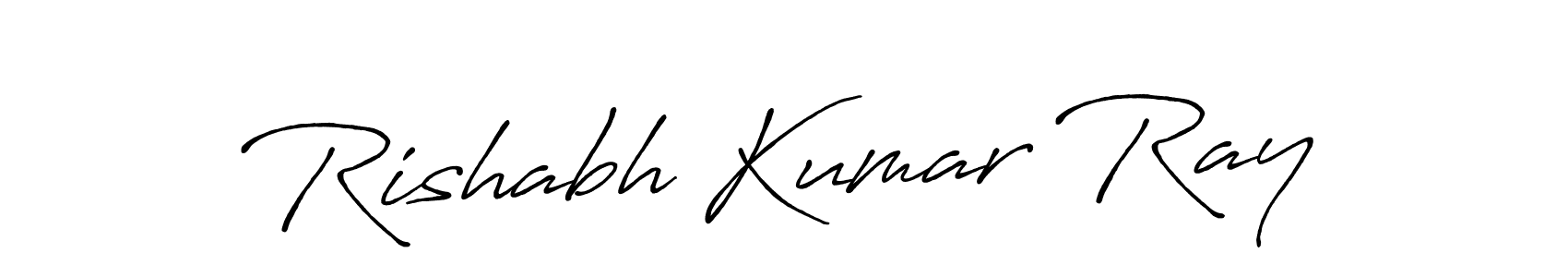Rishabh Kumar Ray stylish signature style. Best Handwritten Sign (Antro_Vectra_Bolder) for my name. Handwritten Signature Collection Ideas for my name Rishabh Kumar Ray. Rishabh Kumar Ray signature style 7 images and pictures png