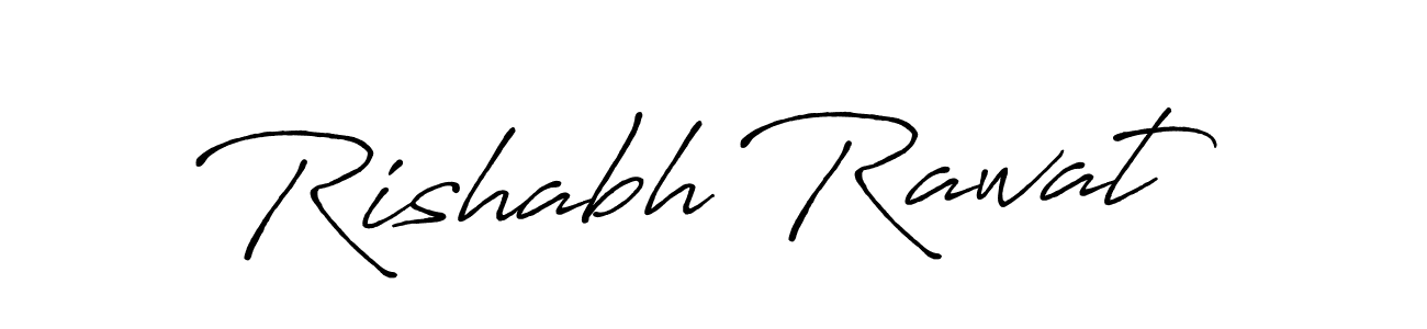 Use a signature maker to create a handwritten signature online. With this signature software, you can design (Antro_Vectra_Bolder) your own signature for name Rishabh Rawat. Rishabh Rawat signature style 7 images and pictures png