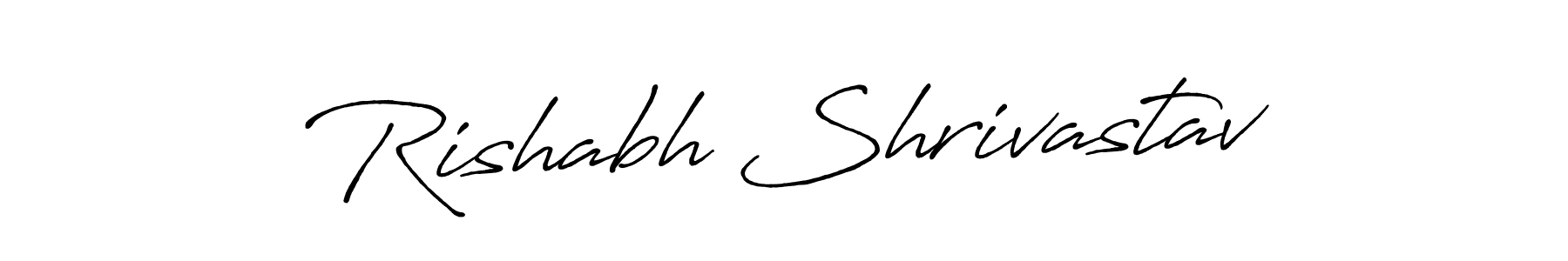 Design your own signature with our free online signature maker. With this signature software, you can create a handwritten (Antro_Vectra_Bolder) signature for name Rishabh Shrivastav. Rishabh Shrivastav signature style 7 images and pictures png