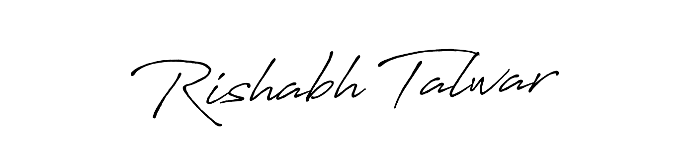 Make a beautiful signature design for name Rishabh Talwar. Use this online signature maker to create a handwritten signature for free. Rishabh Talwar signature style 7 images and pictures png